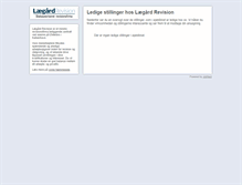 Tablet Screenshot of laegaard.jobnext.dk